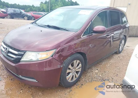 2016 Honda Odyssey Ex-L from USA, damaged, VIN 5FNRL5H62GB062239